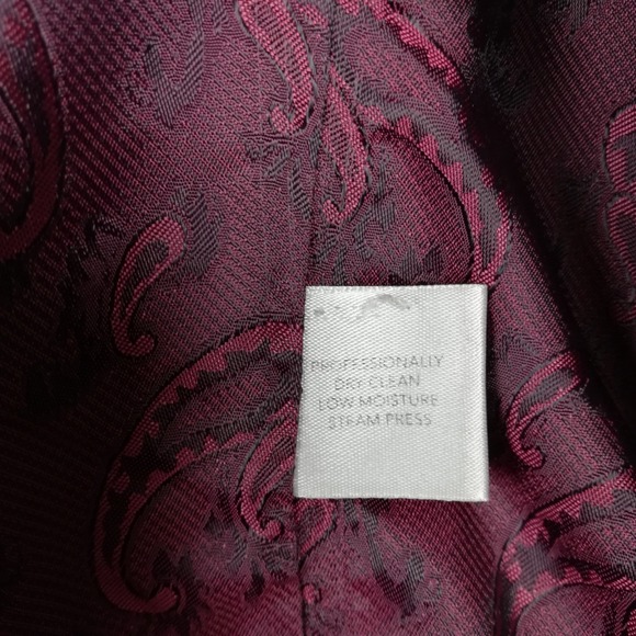 Anne Klein Womens Pea Coat Wool Blend Black Herringbone Button Front Petite 6P - Picture 8 of 12